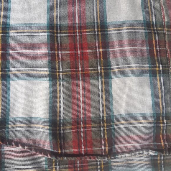 Viyella SZ M Men's Plaid Button Up Shirt, 80% Cotton/20% Wool - Picture 14 of 16
